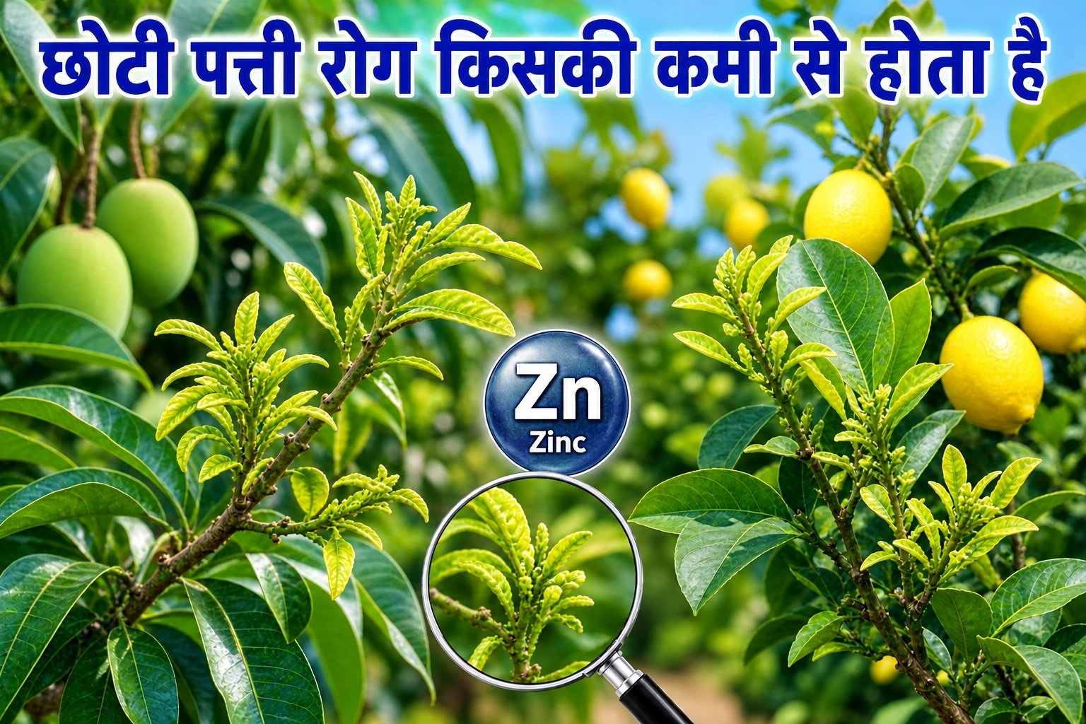 Aam aur Nimbu ka Chhoti Patti Rog Kis Ki Kami Se Hota Hai