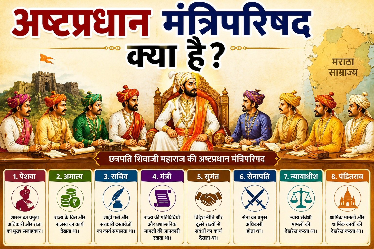 Ashtapradhan Mantriparishad kya hai