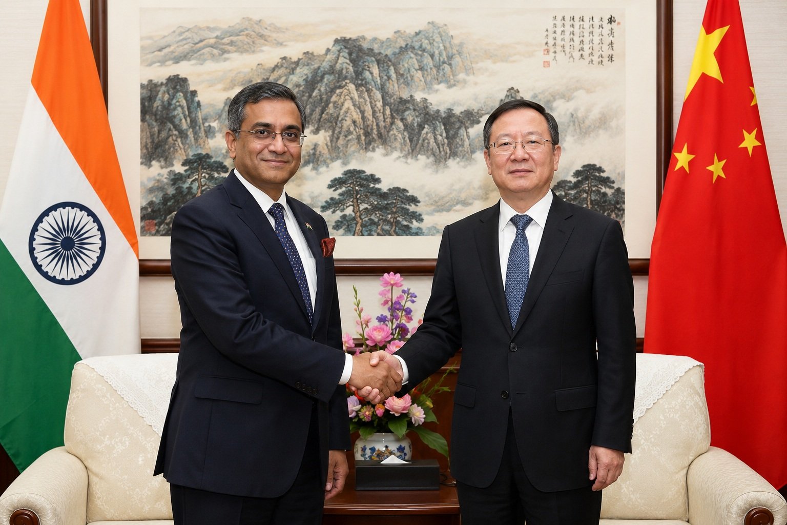 Bharatiya Rajdoot Ki Wang Hongxiang Se Mulakat