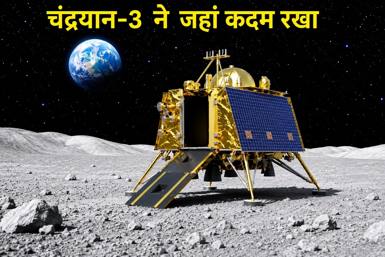 Chandrayaan-3 Vikram Lander Landing Sit