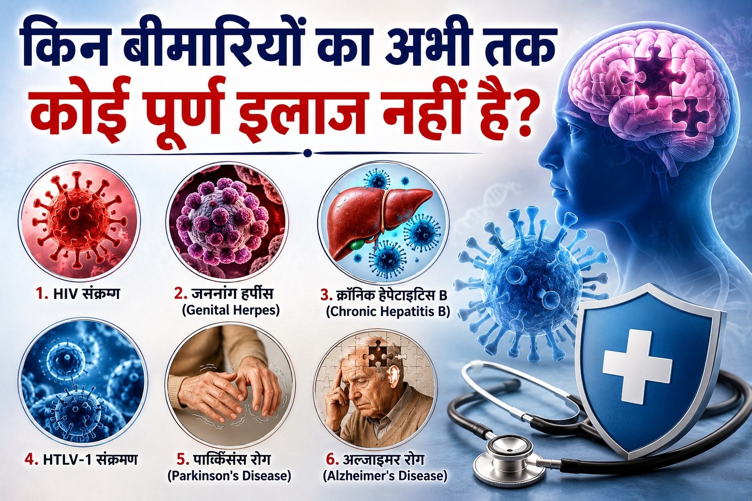 Diseases With No Complete Cure: 6 Diseases