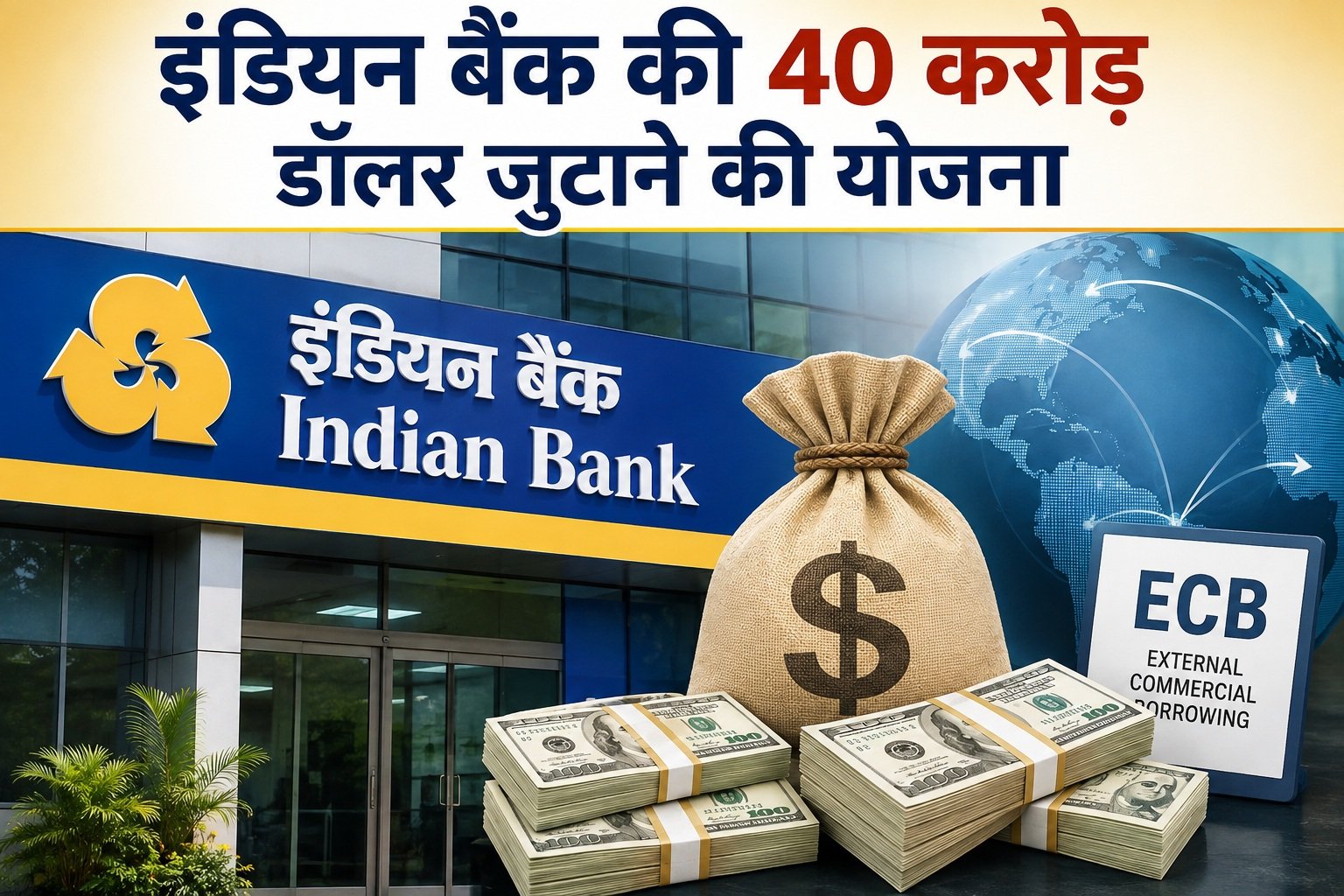 Indian Bank 40 crore dollar ECB