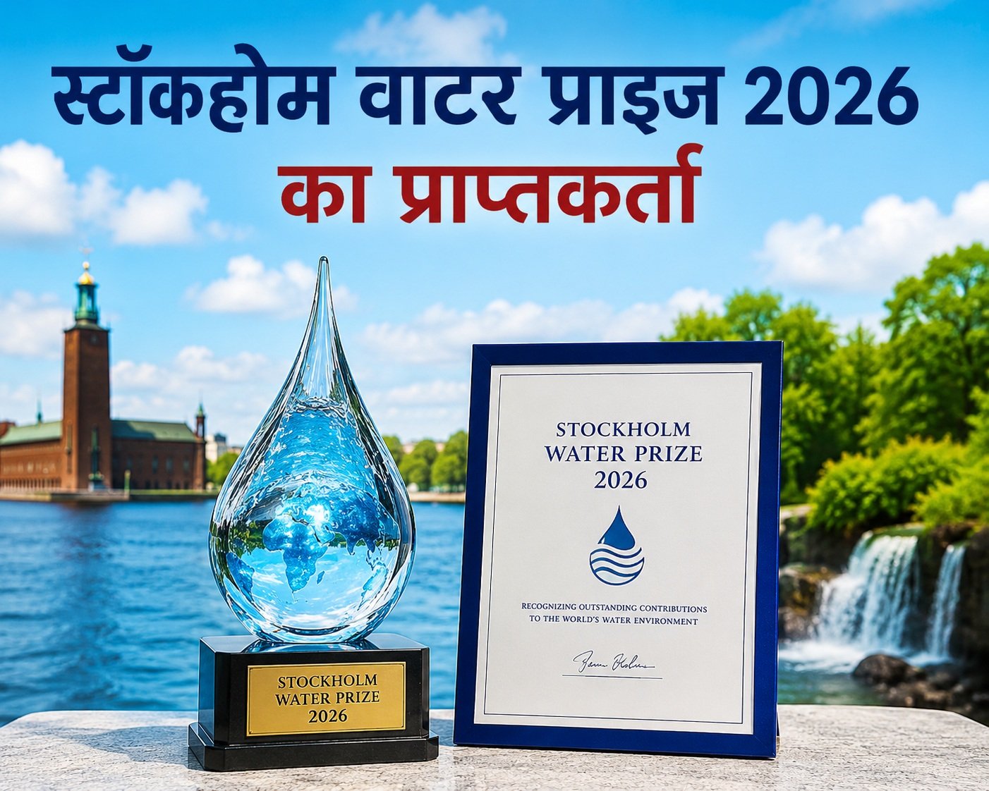 Stockholm Water Prize 2026 Ka Praptakarta