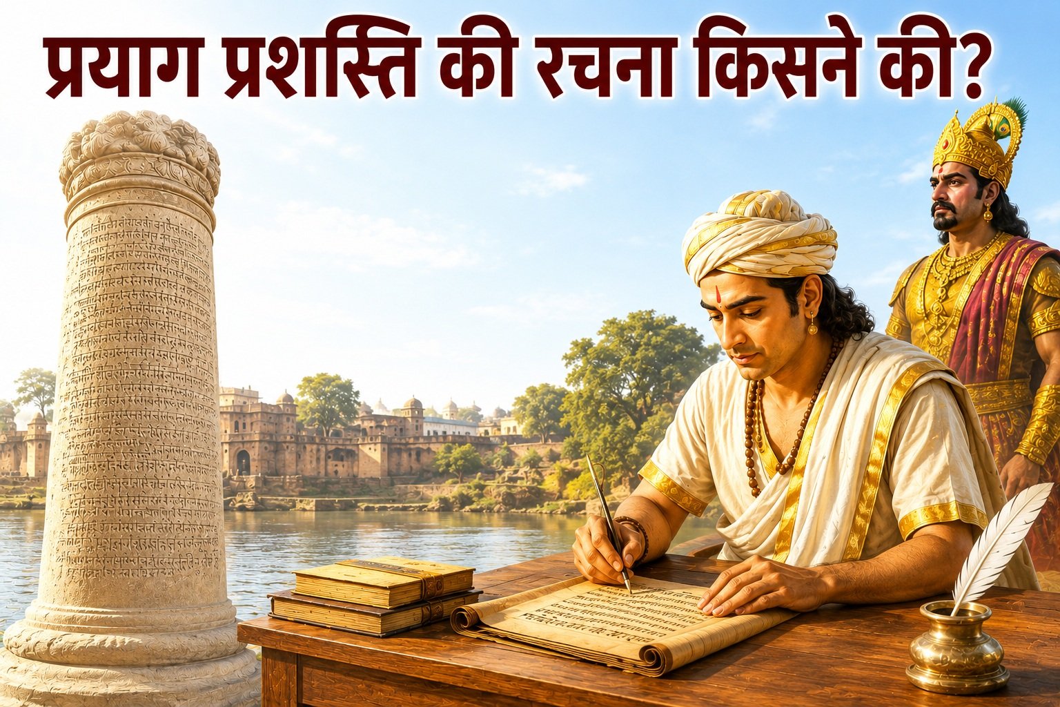 Prayag Prashasti: Who Wrote It?
