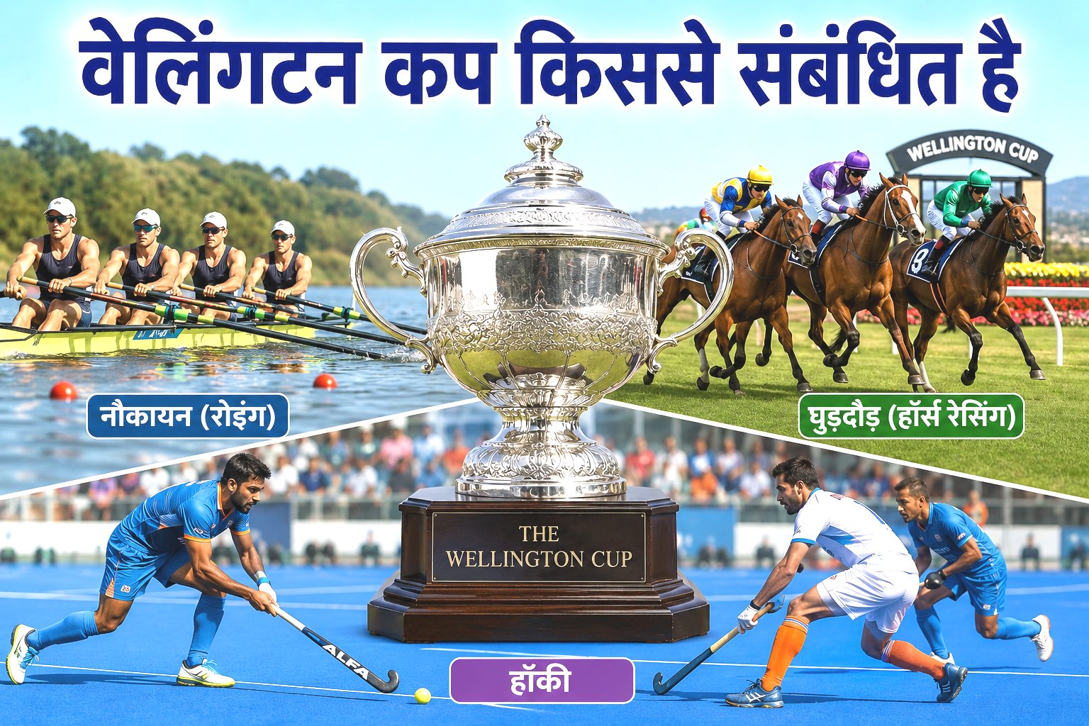 wellington cup ka sambandh kisse hai